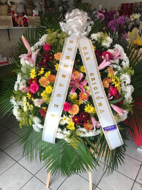 Coroa de Flores para Homenagem Póstuma - 010