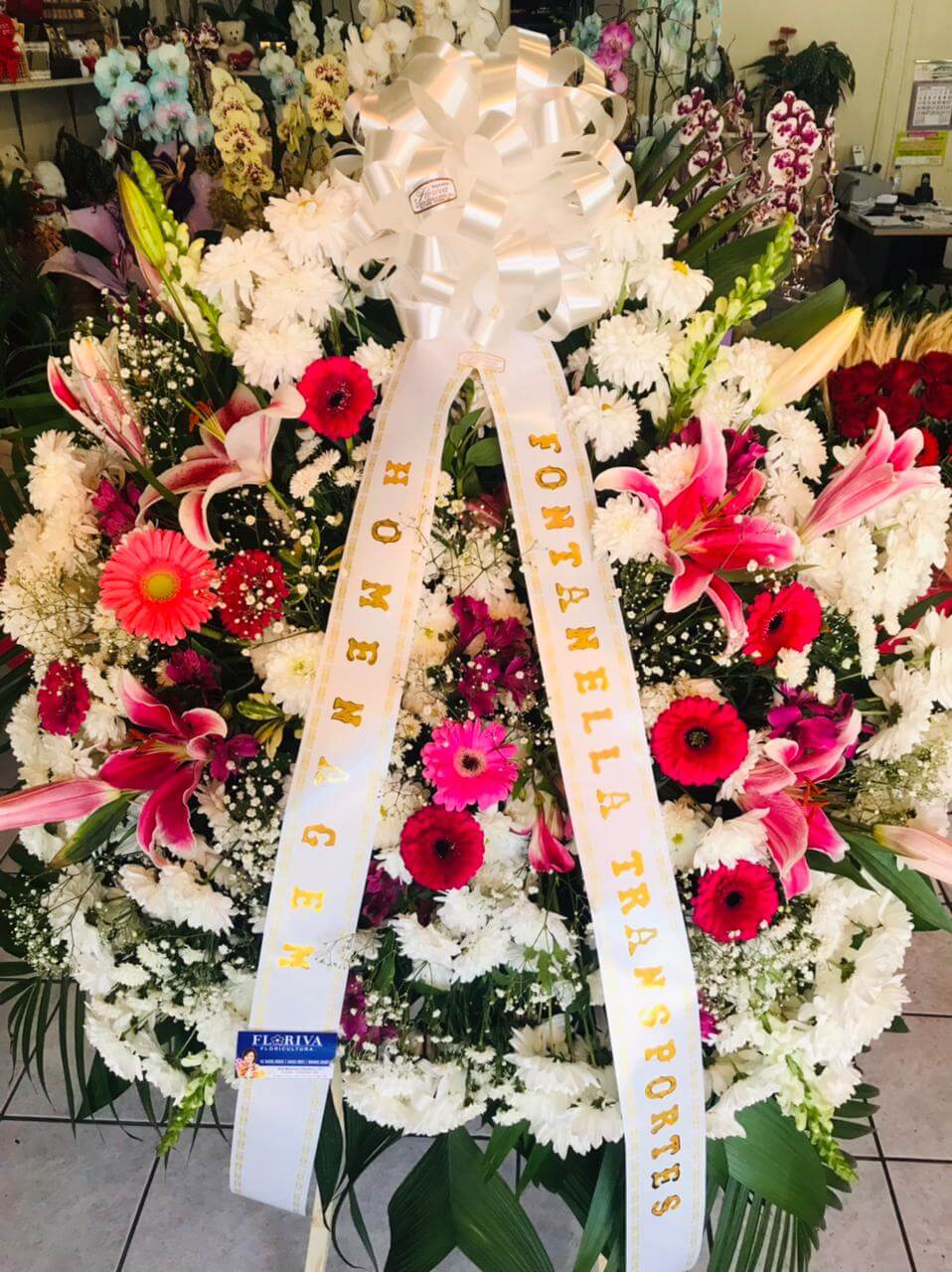 Coroa de Flores para Homenagem Póstuma - 018