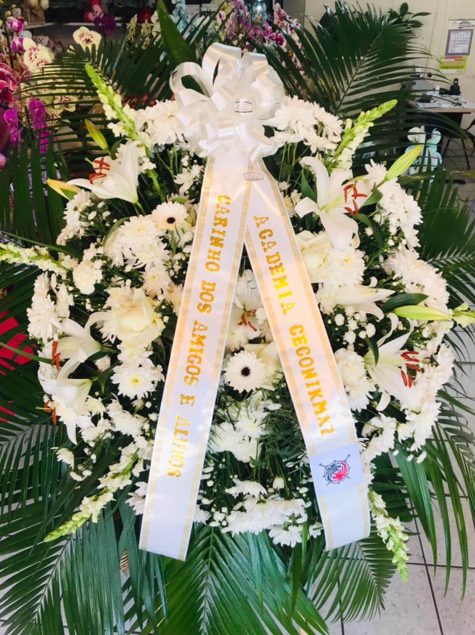 Coroa de Flores para Homenagem Póstuma - 021