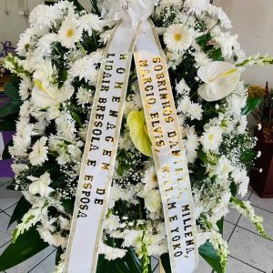 Foto do produto Coroa de Flores para Homenagem Póstuma - 007